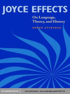 cover image of Joyce Effects